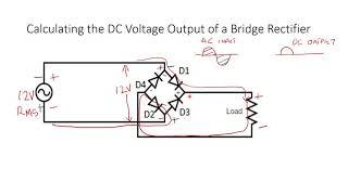 The DC Voltage Output of a Bridge Rectifier