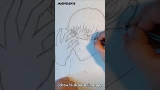 Toge Inumaki Step-by-Step tutorial with Mangaka app