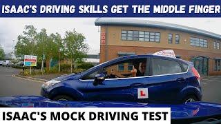 First UK Mock Driving Test For Isaac