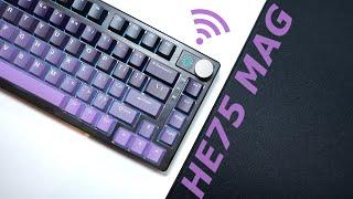 Wireless Hall Effect Keyboard for Under $100! Epomaker HE75 MAG Review