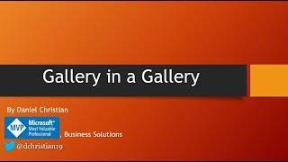 Power Apps: Gallery In A Gallery