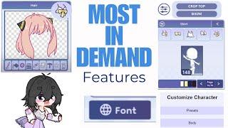 Most demanded features of Gacha life 2