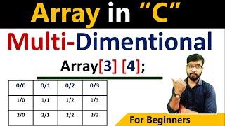 Multi-Dimensional Array in C Language | C Language Free Course | by Rahul Chaudhary