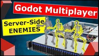 Godot Multiplayer Tutorial - Server Side (NPC) Enemies | Godot Dedicated Server #15