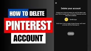 How To Delete Pinterest Account | Delete Business Account | Permanent Delete | 2023
