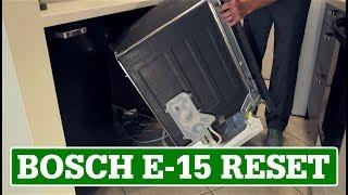 Bosch Dishwasher Reset / E-15 Error Code