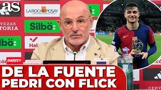 El DISCURSO de DE LA FUENTE sobre PEDRI y su TEMPORADA con el BARÇA de FLICK