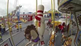 Woody rides a Carousel