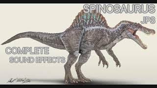 JP3 Spinosaurus sound effects COMPLETE (Movie Version)