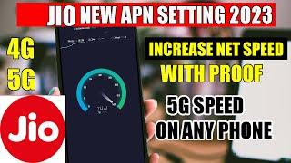 Jio APN Settings 2023 | Fix Jio Slow Internet Problem | Jio 4G 5G Net Speed Setting | Fix Slow Net