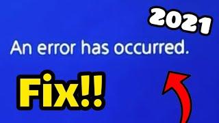 Fix An error has occurred on ps4 at 2021 with new methods