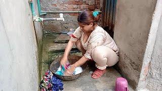 Today I Am Washing Clothes With Desi Style | Pakistan Village Life | Desi Girl Village Vlog