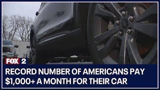 Record number of Americans pay $1,000+ a month for their car