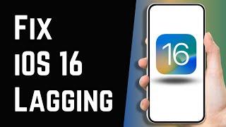 How to Fix iOS 16 Lagging | iPhone X Lagging Problem iOS 16 | iOS 16 Lag Fix | iPad