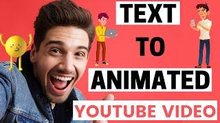 How to Convert Text to Video Fast! Convert Text Article to Video | Turn text into video For Youtube