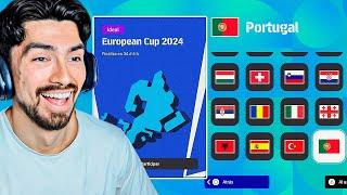 JUEGO LA EUROCOPA 2024 COMPLETA EN EL EFOOTBALL!!