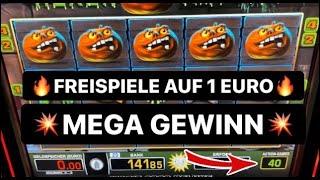 Hexenkessel 1 EURO  FREISPIELE MEGA GEWINN  Spielhalle Merkur Magie Novoline Casino geht ab