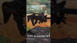 Top 10 Battle Pass Weapon Skins in Call Of Duty Mobile #shorts