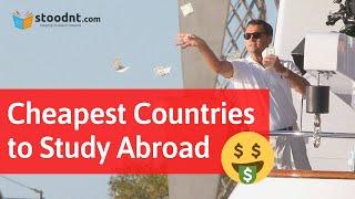 Cheapest Countries To Study Abroad || Study, Living Cost and Top Universities, Courses.