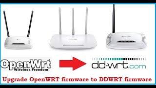 Upgrade OpenWRT firmware to DDWRT firmware