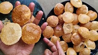 आटे की गोलगप्पे बनाने की सबसे आसान तरीका। Never Fail Atta Panipuri Recipe|Puchka Recipe