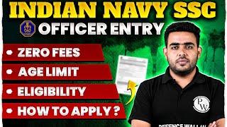 Indian Navy SSC Officer Recruitment 2024 | Complete Details - Eligibility, Age Limit, How to apply?