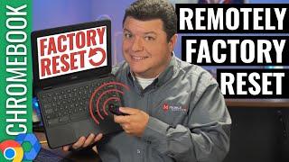 Remotely Factory Reset A Chromebook