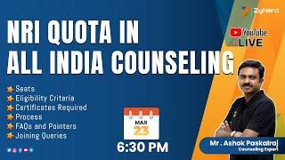 NRI Quota in All India Counseling | NEET PG 2023 #zynerd