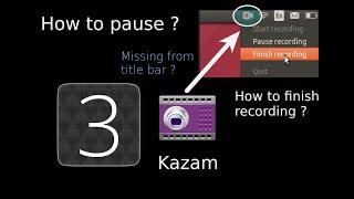 kazam recording issue in kali xfce