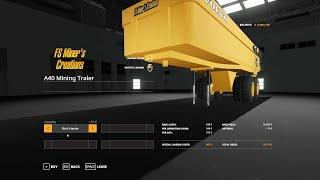 Farming Simulator 19 - FS Miner Volvo R-100E  dumper review  LIVE!