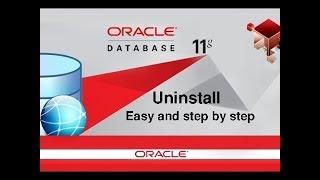 how to uninstall oracle database on windows 7,8,10