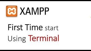 How to start Xampp Server on Ubuntu using Terminal First time