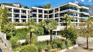 Modern holiday apartment for sale in Ascona, Switzerland near center & Lake Maggiore