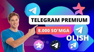 GET TELEGRAM PREMIUM AT A PRICE OF 8,000 SOUM | ABDULAZIZ LIVE | CC [ENG/RUS]