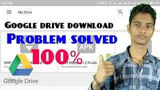 Google drive download problem solved | tech by vineet | in hindi