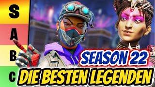 DIESE LEGENDEN SOLLTEST DU in SEASON 22 SPIELEN! - Apex Legends Tier List (deutsch)