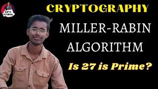 Solve 27 is Prime or not using Miller-Rabin Algorithm | Cryptography | #nepalilanguage