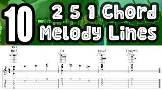 10 Chord Melody Exercises For Jazz Guitar With Backing Track