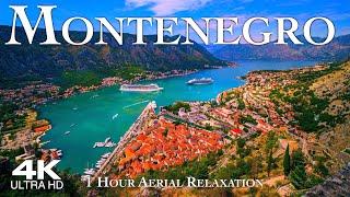 [4K] MONTENEGRO  Црна Гора 2023  | 1 Hour Aerial Relaxation Drone Film | Crna Gora