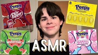 ASMR Marshmallow Peeps Mukbang | Trying 12 Different Flavors |  Eating Sounds