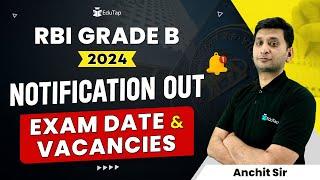 RBI Grade B 2024 Notification Dates Out | RBI Recruitment and Vacancies | RBI Grade B Manager| 2024