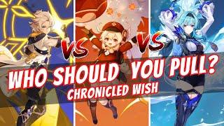 ALBEDO / KLEE / EULA - Which LIMITED 5-Star Should You Pull In Genshin Impact 4.5 Chronicled Wish