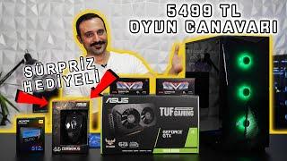 5499 TL Fiyat Performans Oyun Bilgisayarı ve Canlı Oyun Testi