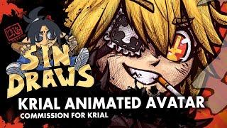 Krial Animated Avatar [sinDRAWS Timelapse]