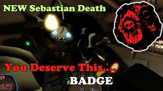 NEW Death BY SEBASTIAN ("You Deserve This" Badge) || Roblox Pressure