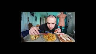 МУКБАНГ КАБАЧКИ РАГУ / БУТЕРБРОДЫ / САЛАТ / НАРЕЗКИ ЛУЧШЕЕ / Mukbang #mukbang #food #asmr #shorts