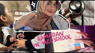 Ramadan in medschool🩺 || hostel edition || (im dying)