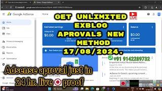 New Adsense approval method, 100% working, on Exblog.jp  site. 100% aproval rate. just in 24hrs.