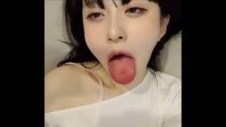 (사탕을 먹다)    #뜨거운 혀#ahegao#아헤가오 #한국 bj