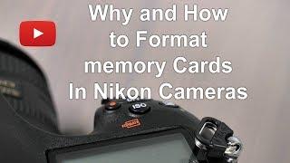 How to quickly format Card in Nikon DSLR cameras, Example D850
